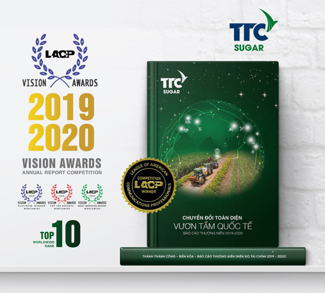 SBT được vinh danh trong top 10 báo cáo thường niên tốt nhất thế giới